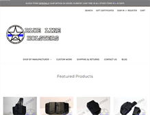 Tablet Screenshot of bluelineholsters.com